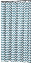 Sealskin Motif - Rideau de douche 180x200 cm - Polyester - Bleu pétrole