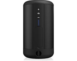 Wuff Speakers - Draadloze Bluetooth Speaker Met Powerbank Functie - 12 uur Batterij - Waterproof - Indoor & Outdoor - Zwart