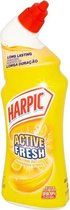 HARPIC Active Fresh - Citroen - Langdurige Frisheid - Verwijderd Kalkaanslag & Vlekken In Toilet & Sanitair - 750ml