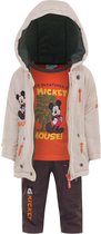 Disney's Mickey Mouse kledingset, 3-delig, maat 80