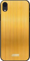 iPhone Xr Hoesje TPU Case - Bold Gold #ffffff