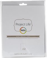 Project Life: Photo Pocket Page 12pcs 6"X8" design 1 (380289)
