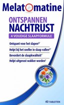 Melatomatine Ontspannen Nacht 40 tabletten
