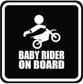 Baby Rider on board (wit)