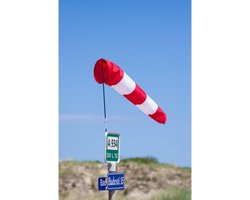 Windspiration Windsock Airport 100 Cm Rood/wit