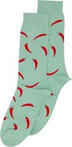 Alfredo Gonzales Red Peppers Sokken AG-Sk-PEP-01 138 Mint/Red XS(35-37)