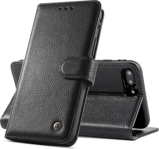 Bestcases Echt Lederen Wallet Case Telefoonhoesje iPhone 8 Plus / 7