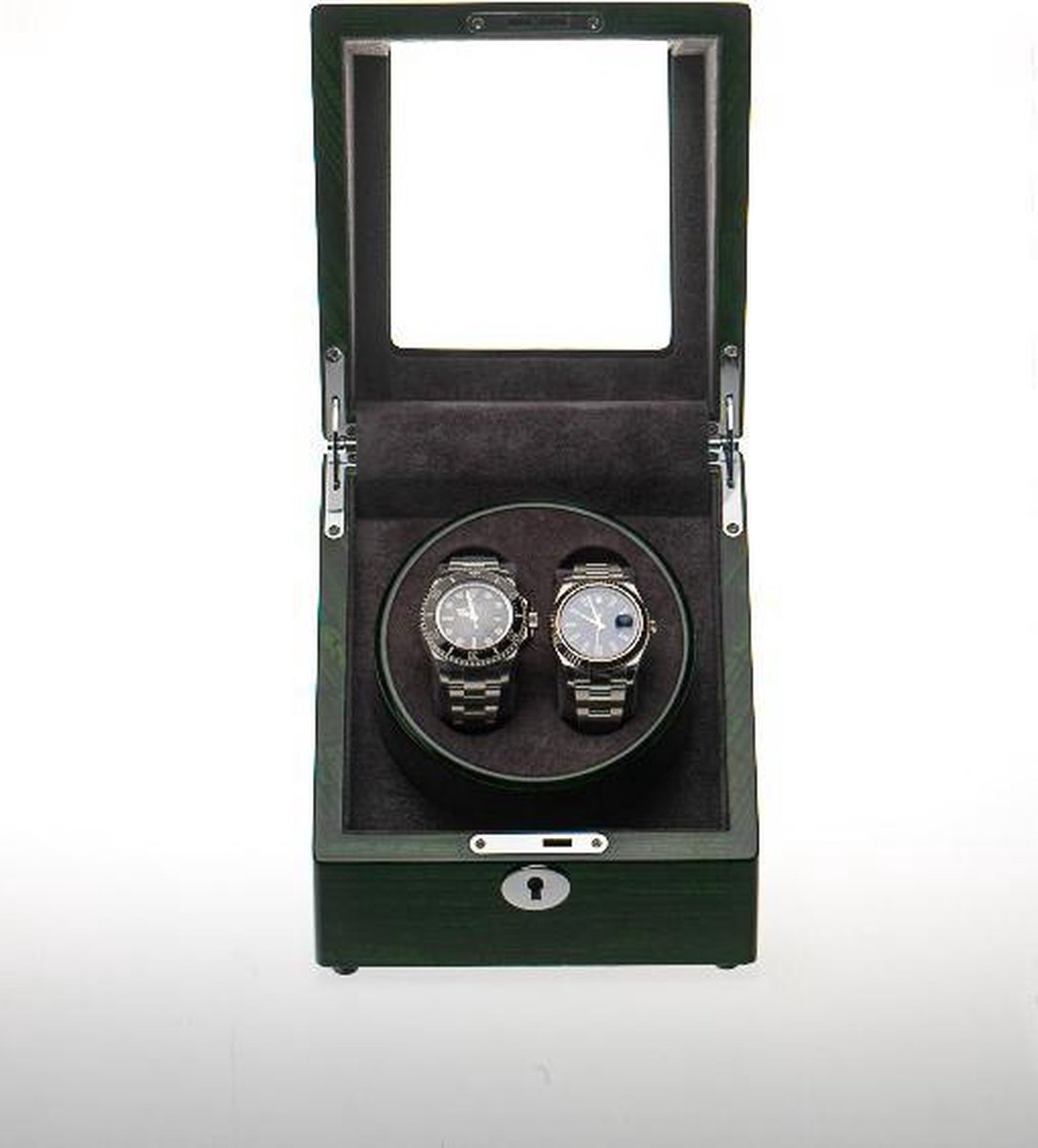 Remontoir Automatique Pour Montres Mécaniques - 2 Modes, Alimentation USB, Couleur Verte, Silencieux