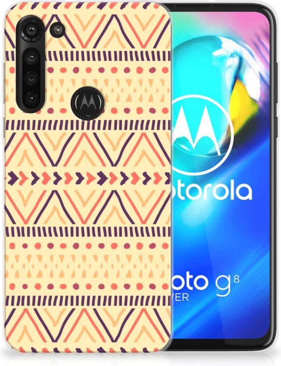 Motorola Moto G8 Power TPU bumper Aztec Yellow