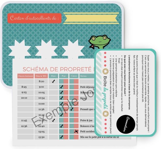 Potty Training Box Anglais - Apprentissage propreté enfant 2 ans - 20 cartes de récompense, 120 autocollants de récompense, 1 diplôme pipi Potty Training Box Anglais - Apprentissage propreté enfant 2 ans - 20 cartes de récompense, 120 autocollants de récompense, 1 diplôme pipi
