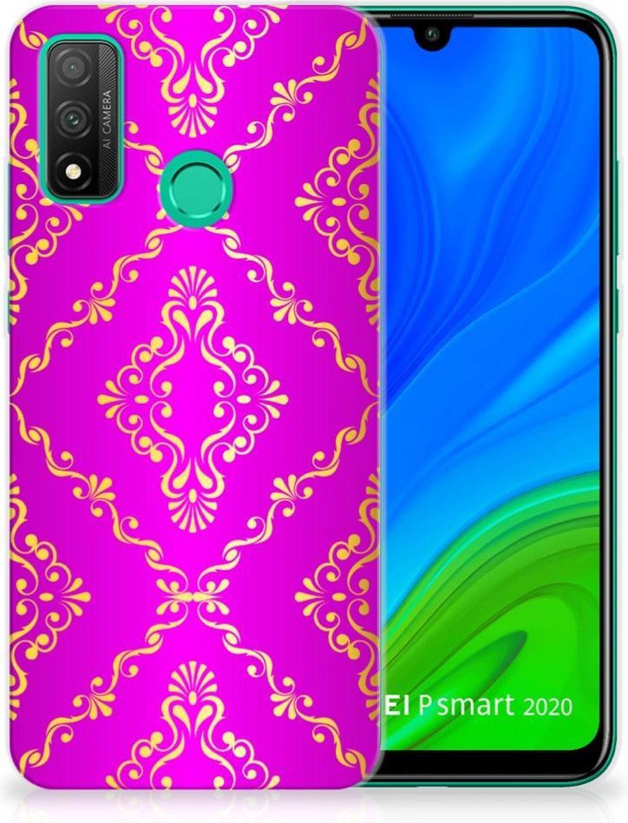 Siliconen Hoesje Huawei P Smart 2020 Barok Roze