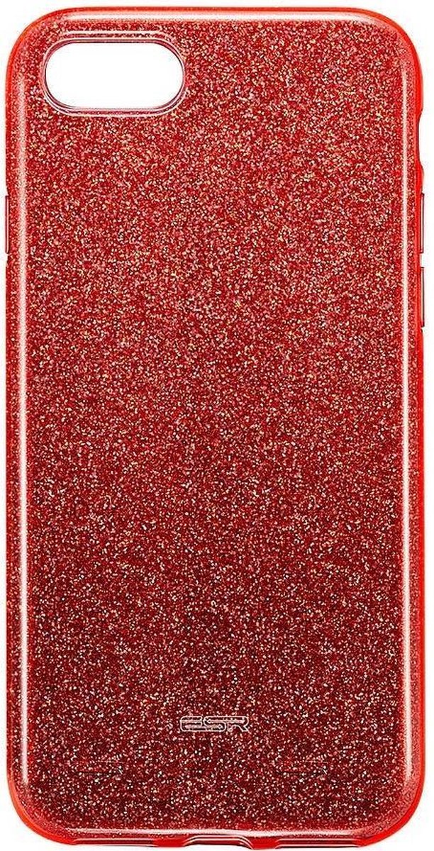 ESR Makeup Glitter case Geschikt voor iPhone X/ Xs - rood