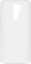Hoesje Siliconen Geschikt voor Xiaomi Redmi 9 - Softcase Backcover smartphone - Transparant