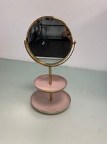 spiegel met 2 opleg randen