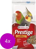 Versele-Laga Prestige grandes perruches - Nourriture pour oiseaux - 4 x 1 kg