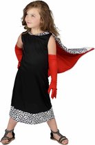 MODAT - Cruella kostuum voor meisjes - 110/116 (5-6 jaar)