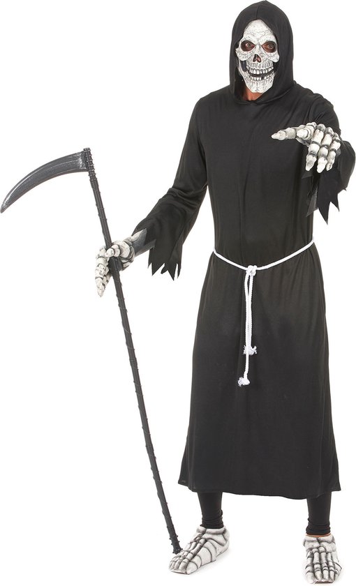 Vegaoo - Duister reaper skelet kostuum voor volwassenen