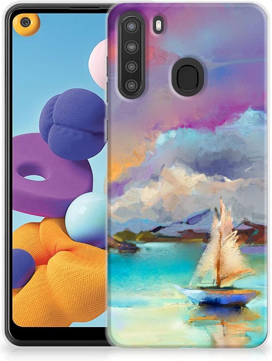 Hoesje maken Samsung Galaxy A21 Boat