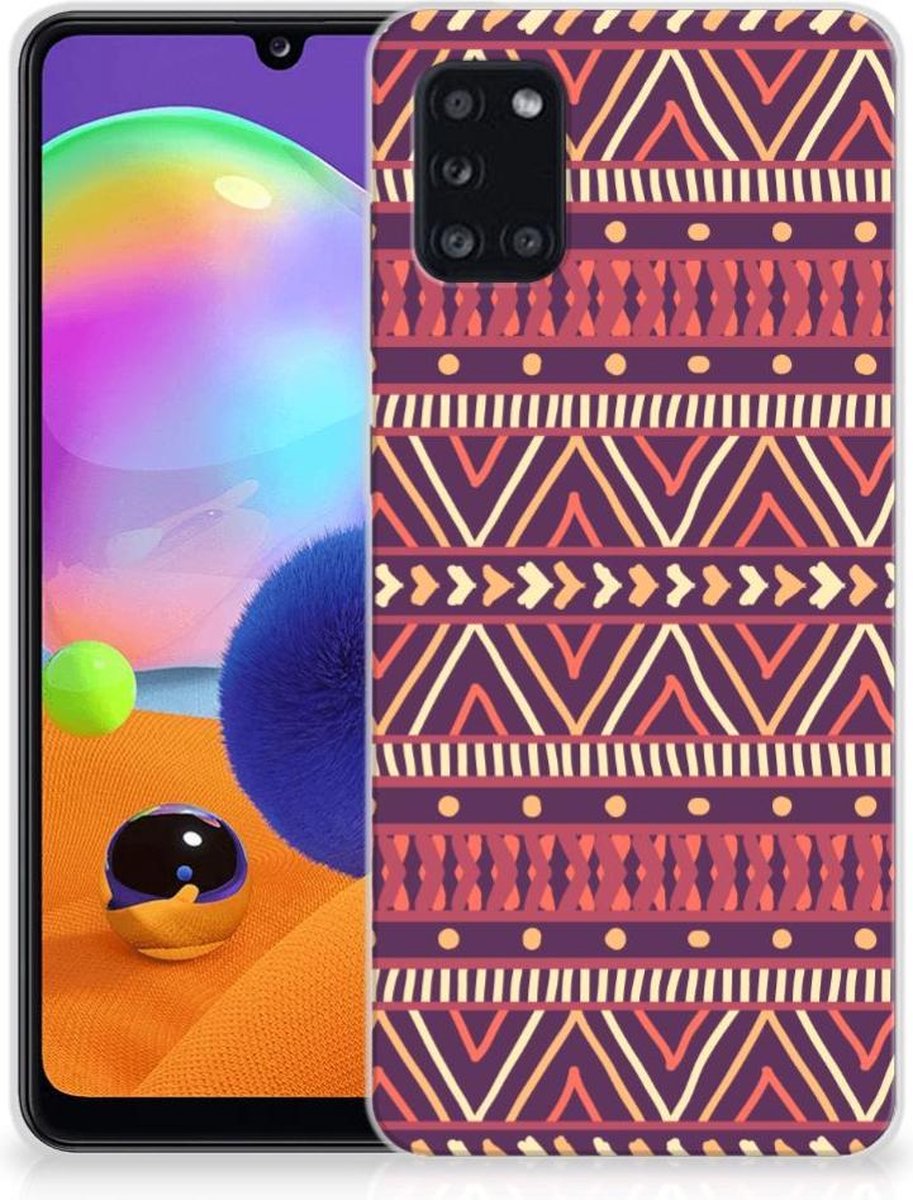 Samsung Galaxy A31 TPU bumper Aztec Paars
