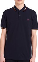 Fred Perry T-shirt - Mannen - donker blauw,paars