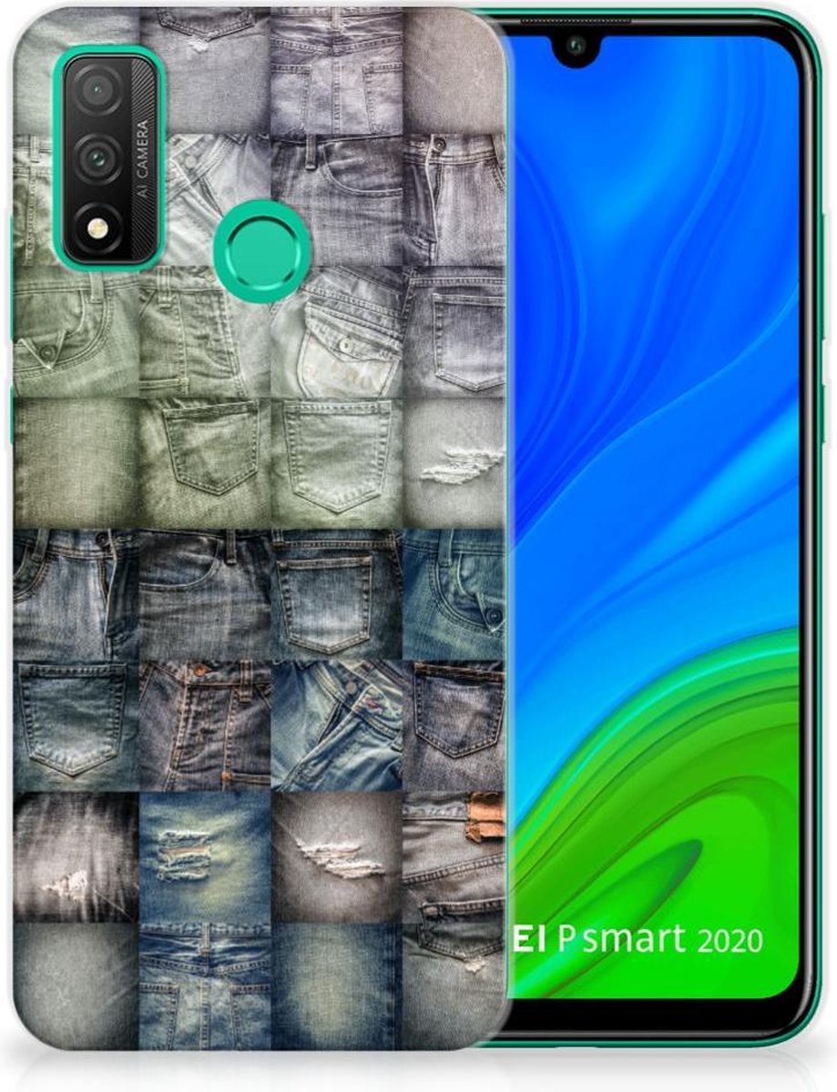 Silicone Back Cover Huawei P Smart 2020 Spijkerbroeken