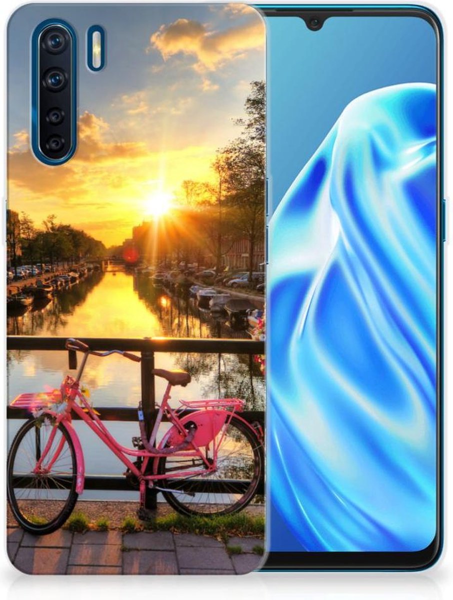 TPU Hoesje voor OPPO A91 Siliconen Back Cover Amsterdamse Grachten