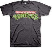 Teenage Mutant Ninja Turtles Heren Tshirt -L- Classic Logo Grijs
