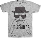 Breaking Bad Heren Tshirt -M- Heisenberg Sketch Grijs