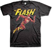 DC Comics The Flash Heren Tshirt -L- Running Zwart