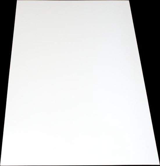 Ontoegankelijk vrijwilliger verhouding ABS kunststof plaat- isolatie platen- 1000 x 500 mm dikte 2 mm witte, maken  van... | bol.com