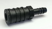 KN06 Serie kunststof snelkoppeling - 13mm slangpilaar - (afsluitkoppeling)
