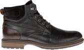 Australian Footwear Rick zwarte halfhoge veterschoen maat 48