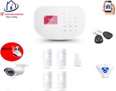 Home-Locking draadloos alarmsysteem AC-08 /wifi,gprs,sms set 3.