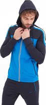 SCR. Moro - Winter Trainingsjack Heren - Hoodie met Rits - Met afneembare capuchon - Blauw - Maat XL