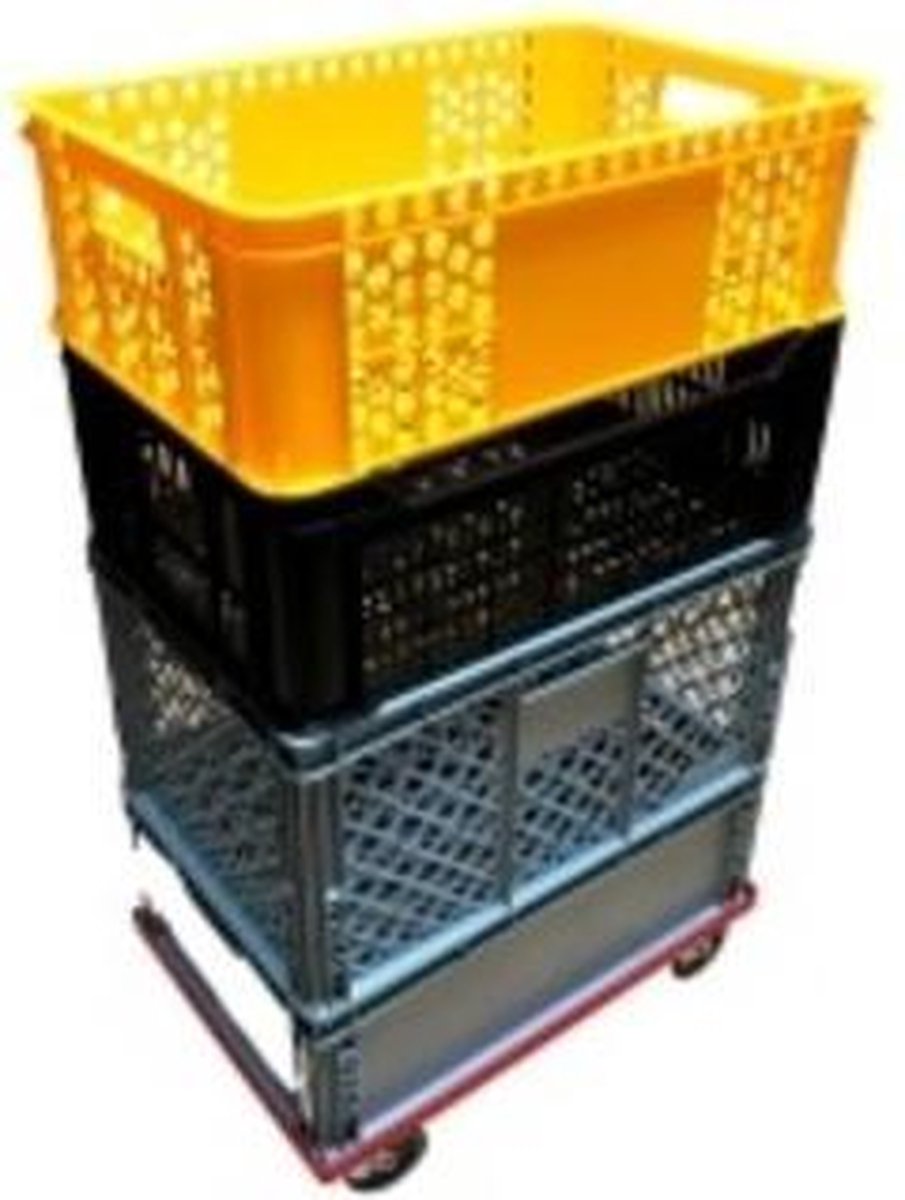 Plastic Krat 60x40x20 cm voor Bakkerij en Levensmiddelen Stapelkrat ...