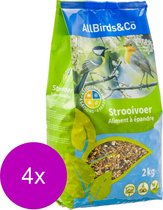 Allbirds&Co Strooivoer Vogels - Voer - 4 x 2 kg