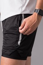 Sportbroek met binnenbroek voor je smartphone Jet Black (L) | bol.com