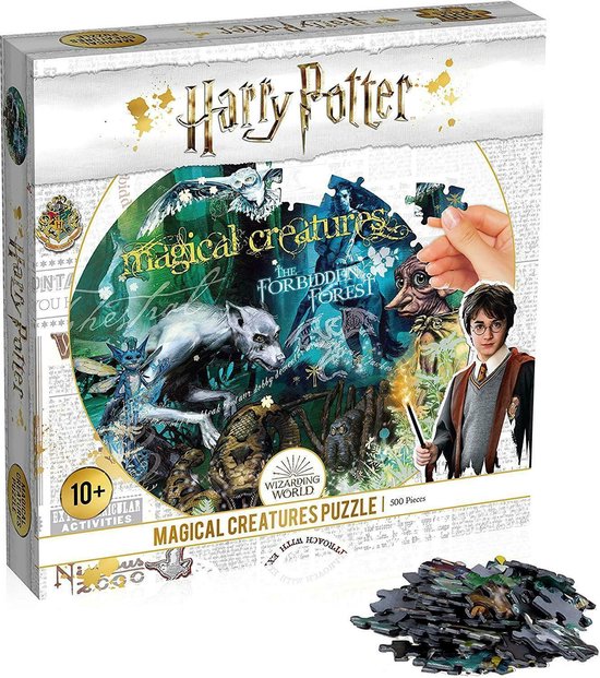 Thumbnail van een extra afbeelding van het spel Harry Potter Magical Creatures Puzzle 500pc PUZZEL