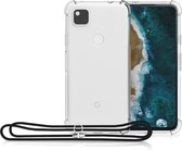 Hoesje voor Google Pixel 4a met halsketting Handige hoes voor smartphone