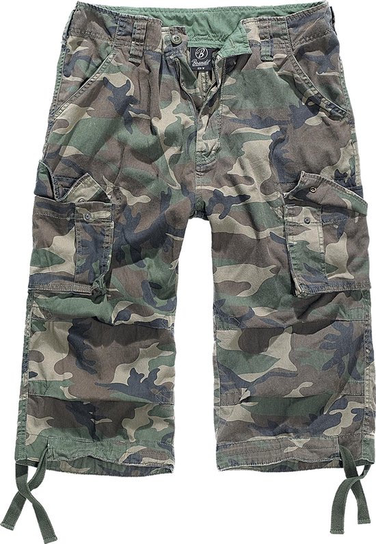 Heren - Mannen - Urban - Dikke kwaliteit - Short - Streetwear - Cargo - Casual - Modern - Menswear - Long Shorts olive camo