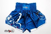 Chok'em Wear Thaishort Blauw Maat XXS