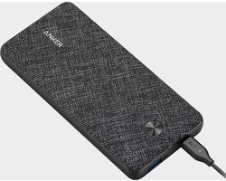 Anker PowerCore Sense 10000 PD mAh Powerbank - Zwart externe batterij met USB-C Power Delivery (18W), sterke powerbank voor iPhone 11/11 Pro/11 Pro Max, S10, Pixel 3, iPad Pro 2018 en meer