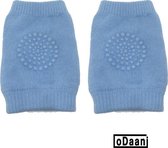 Set van 2 baby kniebeschermers - Licht Blauw - Baby kniepads - Unisex - One size - oDaani