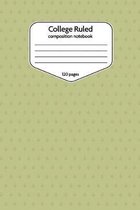 College Ruled Composition Notebook: 6x9 120 Page Farm Theme