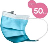 5000x Niet-medisch Mondkapjes Blauw - 3laags wegwerp mondkapjes