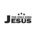 The only King Jesus: Notizbuch Geschenk-Idee - Karo - A5 - 120 Seiten