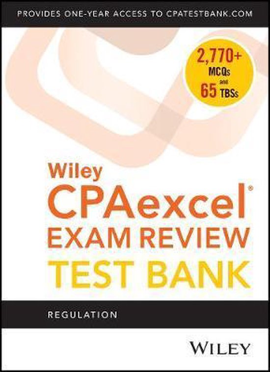 Wiley CPAexcel Exam Review 2020 Test Bank 9781119629962 Wiley