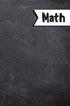 Math: Back To School Math Notebook For Kids, Students & Teachers: 120 5x5 graph ruled, 6 x 9 inches / Note Taking, learning,