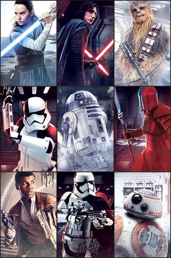 Star Wars Les derniers personnages Jedi - Maxi Poster (667)