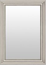 Zilveren Spiegel Chique 52x72 cm – Pria – Duurzame spiegel zilveren lijst – wand spiegels – Muur Spiegel – Perfecthomeshop